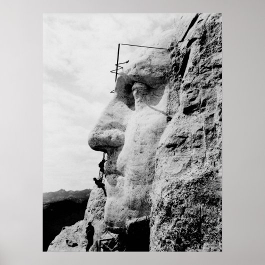 Bau des Mount Rushmore Poster (Vorne)