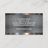 Bau | Diamantbeschichtete Metallschicht Visitenkarte (Rückseite)