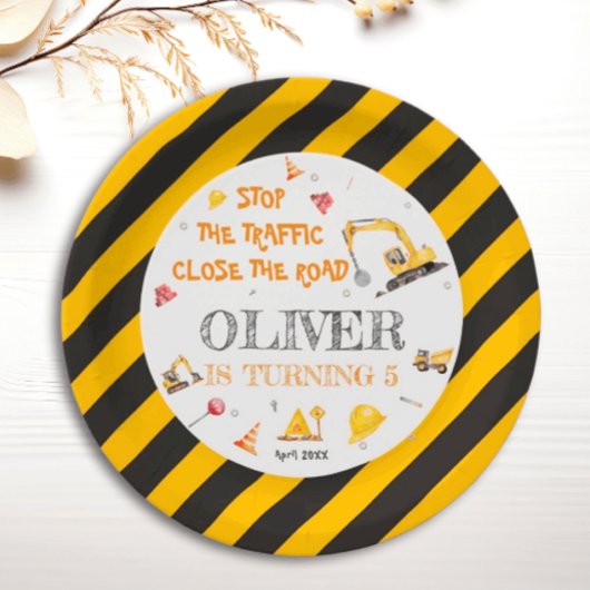 Bau Dump Truck Boy Party Teller