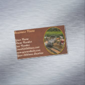 Bau - Dumping erleichtert 1925 Magnetische Visitenkarte (Beispiel)