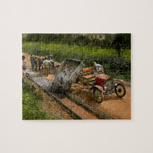 Bau - Dumping erleichtert 1925 Puzzle (Horizontal)