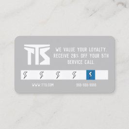 Bau einer Beruflichen Treuekarte Visitenkarte