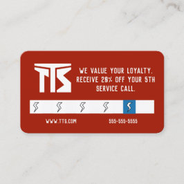 Bau einer Beruflichen Treuekarte Visitenkarte