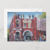 Bau einer ersten Staat Postkarte (Vorne/Hinten)