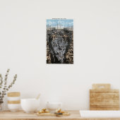 Bau einer Stahlschiff-Szene Poster (Küche)