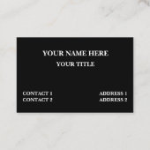 Bau einer Ziegelmauer Visitenkarte (Rückseite)