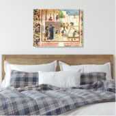 Bau eines Hauses Leinwanddruck (Insitu (Schlafzimmer))