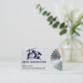 Bau eines Helms | Säge | Auftragnehmer Visitenkarte (Stehend Vorderseite)