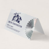 Bau eines Helms | Säge | Auftragnehmer Visitenkarten (Vorderseite)