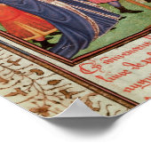 Bau eines Schlosses Poster (Ecke)