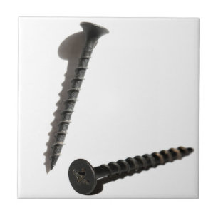 Bau eines selbst Stechend Schwarzen Schraubenbauer Fliese