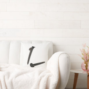 Bau eines selbst Stechend Schwarzen Schraubenbauer Kissen