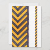 Bau - Einladung für Jungen am Geburtstag (Rückseite)