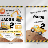 Bau - Einladung zum Geburtstag jedes Alters