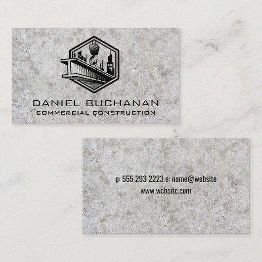 Bau | Entwicklung von Immobilien Visitenkarte (Vorne/Hinten)