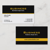 Bau-Erbauer-Auftragnehmer-Mechaniker schlicht Visitenkarte (Vorne/Hinten)