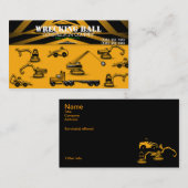 Bau-Erbauer-Visitenkarte Visitenkarte (Vorne/Hinten)