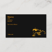 Bau-Erbauer-Visitenkarte Visitenkarte (Rückseite)