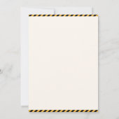 Bau Geburtstag | Dump Truck Party Einladung (Rückseite)