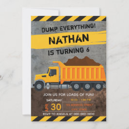 Bau Geburtstag Einladung