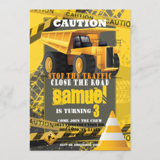 Bau Geburtstag Einladung