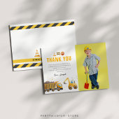 Bau Geburtstag Foto Danke Karte