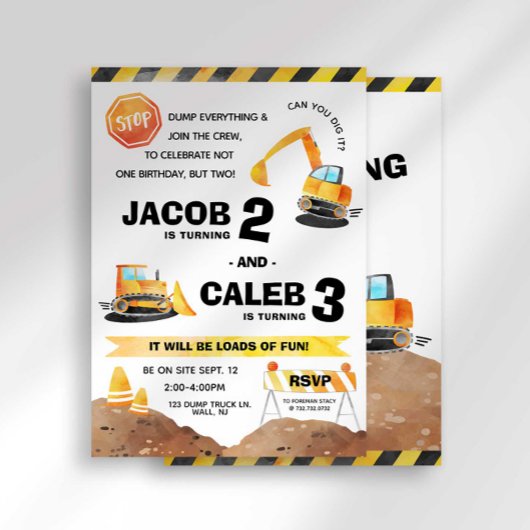 Bau Geburtstag Geschwisterung Einladung jedes Alte