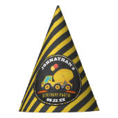 Bau Geburtstag Partyhütchen (Vorderseite)