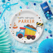 Bau Geburtstag Personalisiert Pappteller (Party)