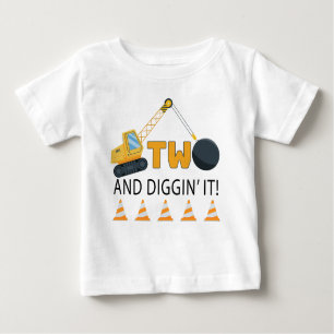 Bau Geburtstag zwei & Diggin IT-T - Shirt