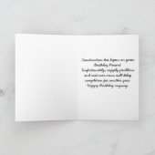 Bau-Geburtstags-Karte Karte (Innenseite)