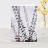 Bau-Geburtstags-Karte Karte (Gelbe Blume)