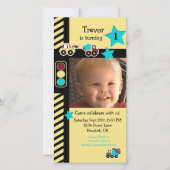 Bau Geburtstagskarte (Vorderseite)