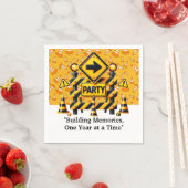 Bau Geburtstagspartei Napkins Serviette (Beispiel)