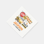 Bau Geburtstagsparty Napkin Dump Truck Serviette (Ecke)