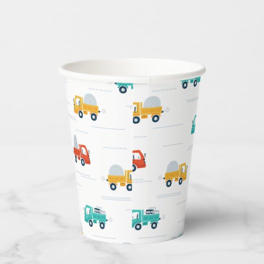 Bau Geburtstagspartys Pappbecher (Rechts)