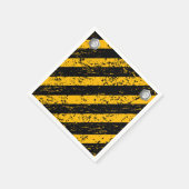 Bau Gelb- und Black-Baby-Dusche Serviette (Ecke)