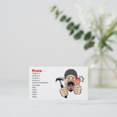 Bau-Geschäft/Visitenkarte Visitenkarte (Stehend Vorderseite)