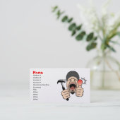 Bau-Geschäft/Visitenkarte Visitenkarte (Stehend Vorderseite)