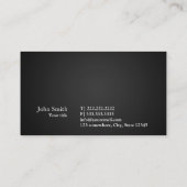 Bau-Heimwerker-berufliches Hammer-Logo Visitenkarte (Rückseite)