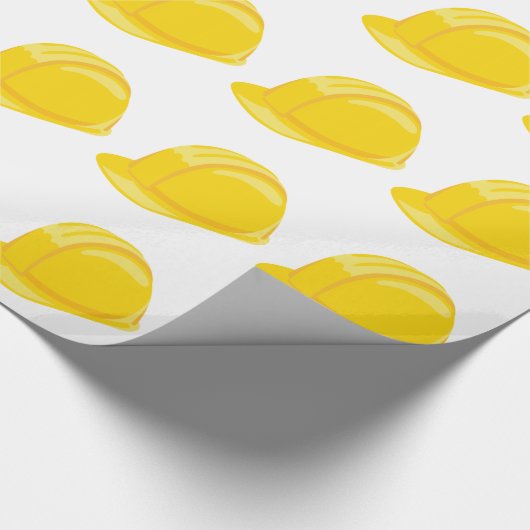 Bau-Hut Geschenkpapier (Ecke)