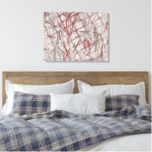 Bau in Rost und Grau Leinwanddruck (Insitu (Schlafzimmer))
