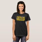 Bau ist Teamwork-Mitarbeiter-Standort T-Shirt (Vorne ganz)