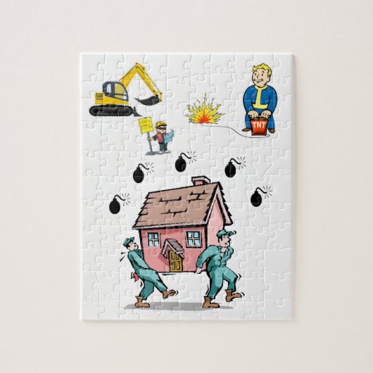 Bau-Jigsaw-Puzzle Puzzle (Vertikal)