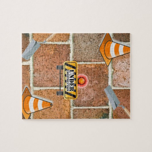 Bau-Jigsaw-Puzzle Puzzle (Horizontal)