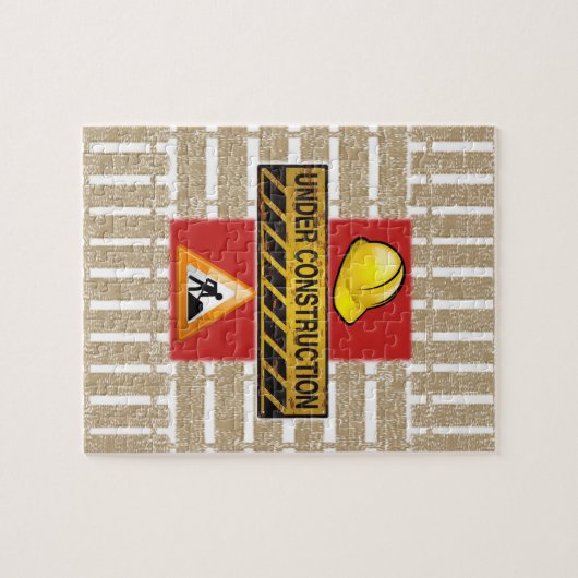 Bau-Jigsaw-Puzzle Puzzle (Horizontal)