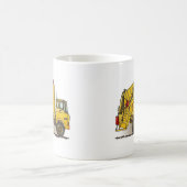 Bau-Kaffee-Tasse des Abfall-LKW-2 Kaffeetasse (Mittel)