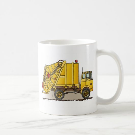Bau-Kaffee-Tasse des Abfall-LKW-2 Kaffeetasse (Rechts)