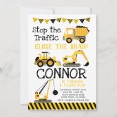 Bau, Kipper Einladung (Vorderseite)