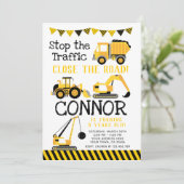 Bau, Kipper Einladung (Stehend Vorderseite)